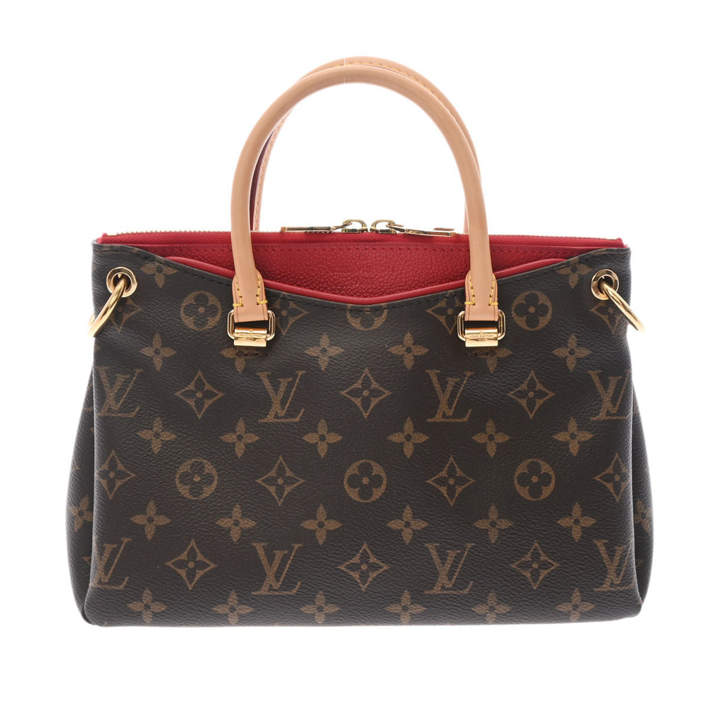 Louis Vuitton Monogram Pallas BB Cerise Red Canvas Bag